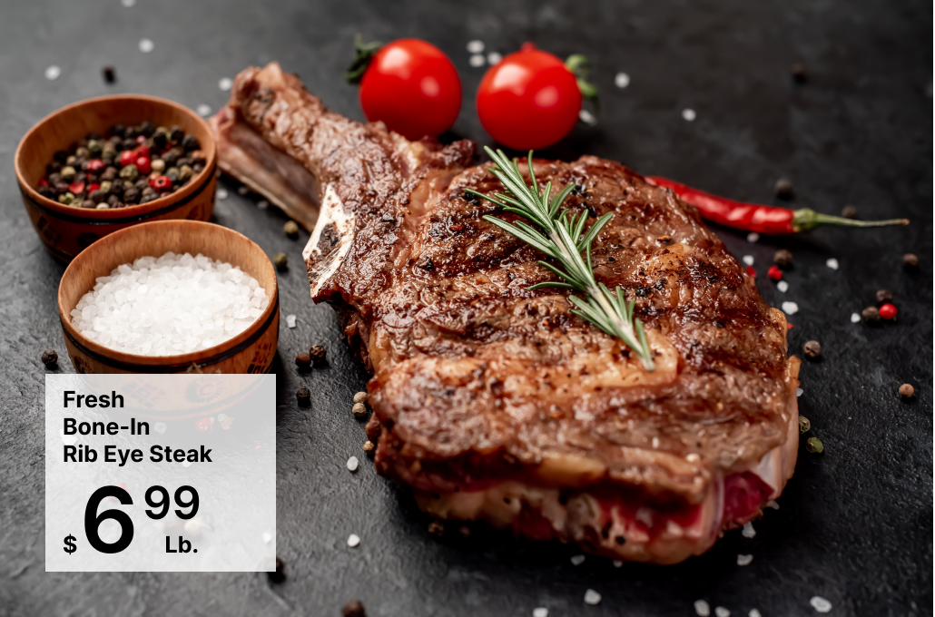 Fresh Bone-In Rib Eye Steak
