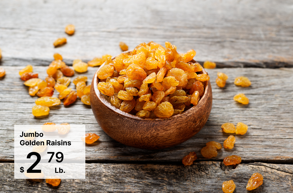 Jumbo Golden Raisins