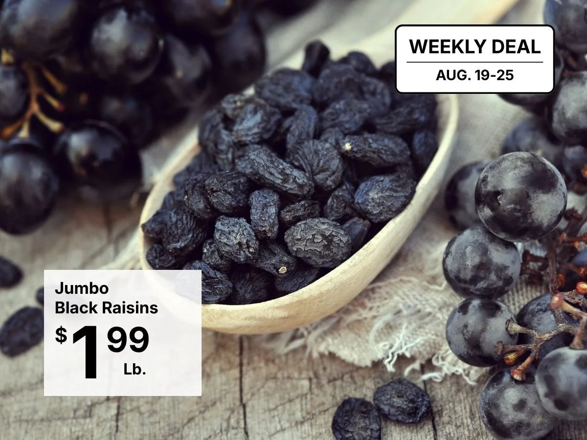 Jumbo Black Raisins