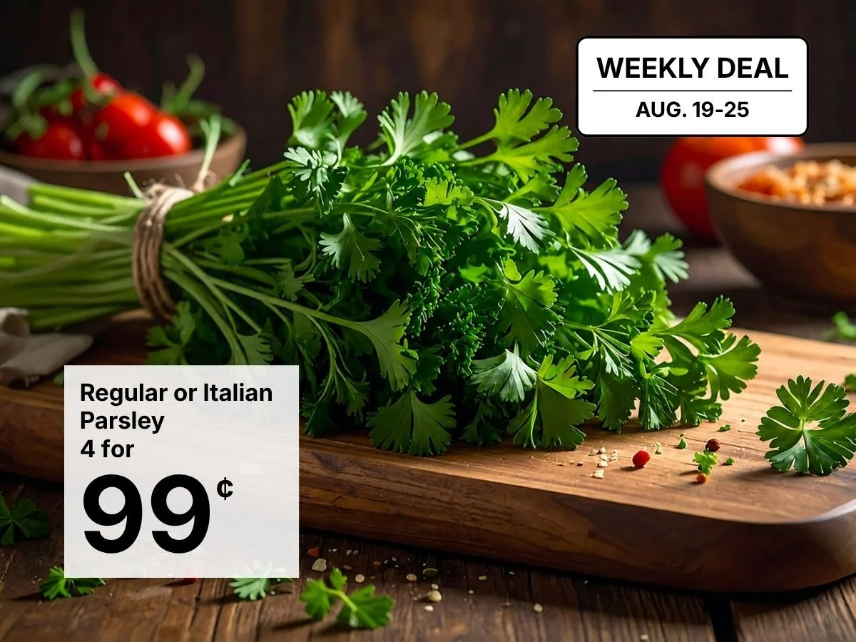 Regular or Italian Parsley