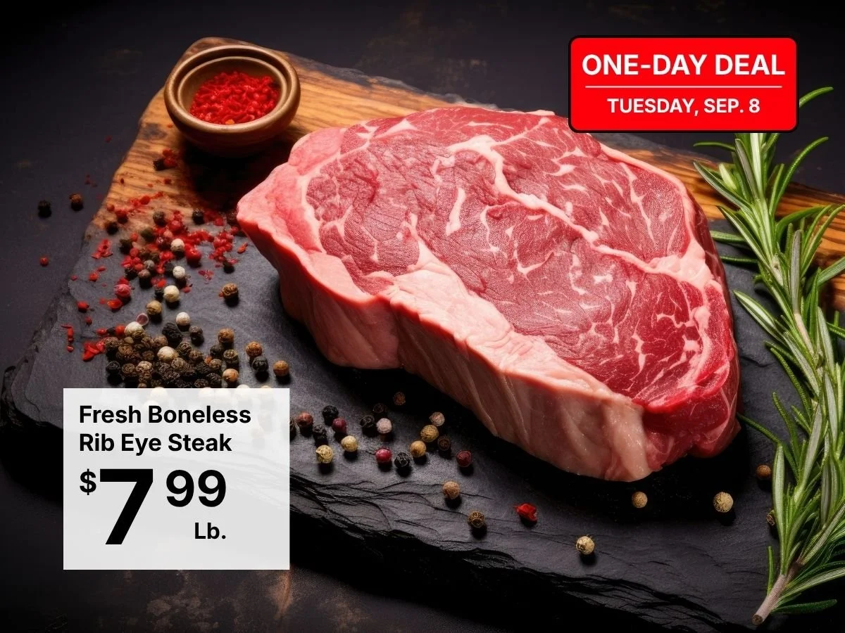 Fresh Boneless Rib Eye Steak