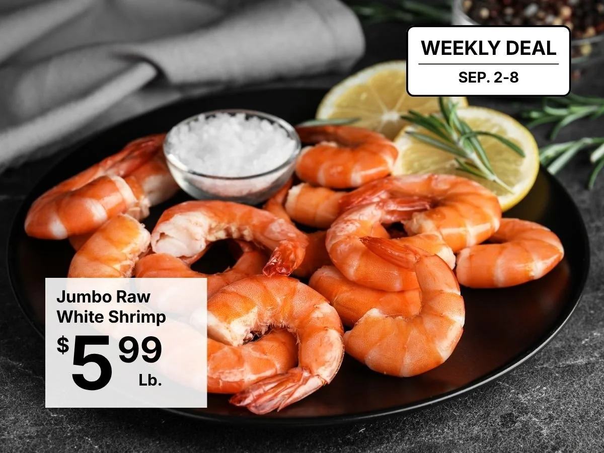 Jumbo Raw White Shrimp