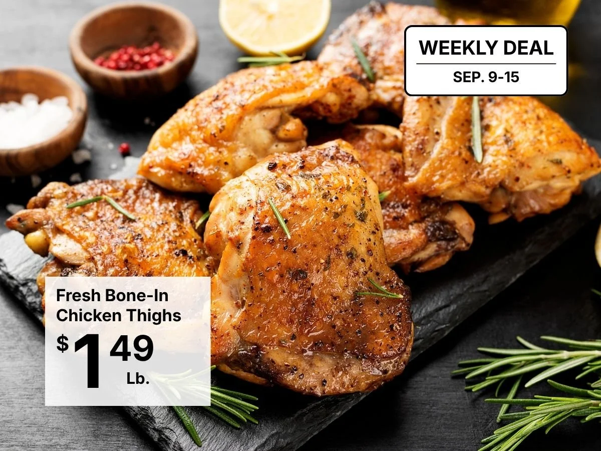 Fresh Bone-In Chicken Thighs