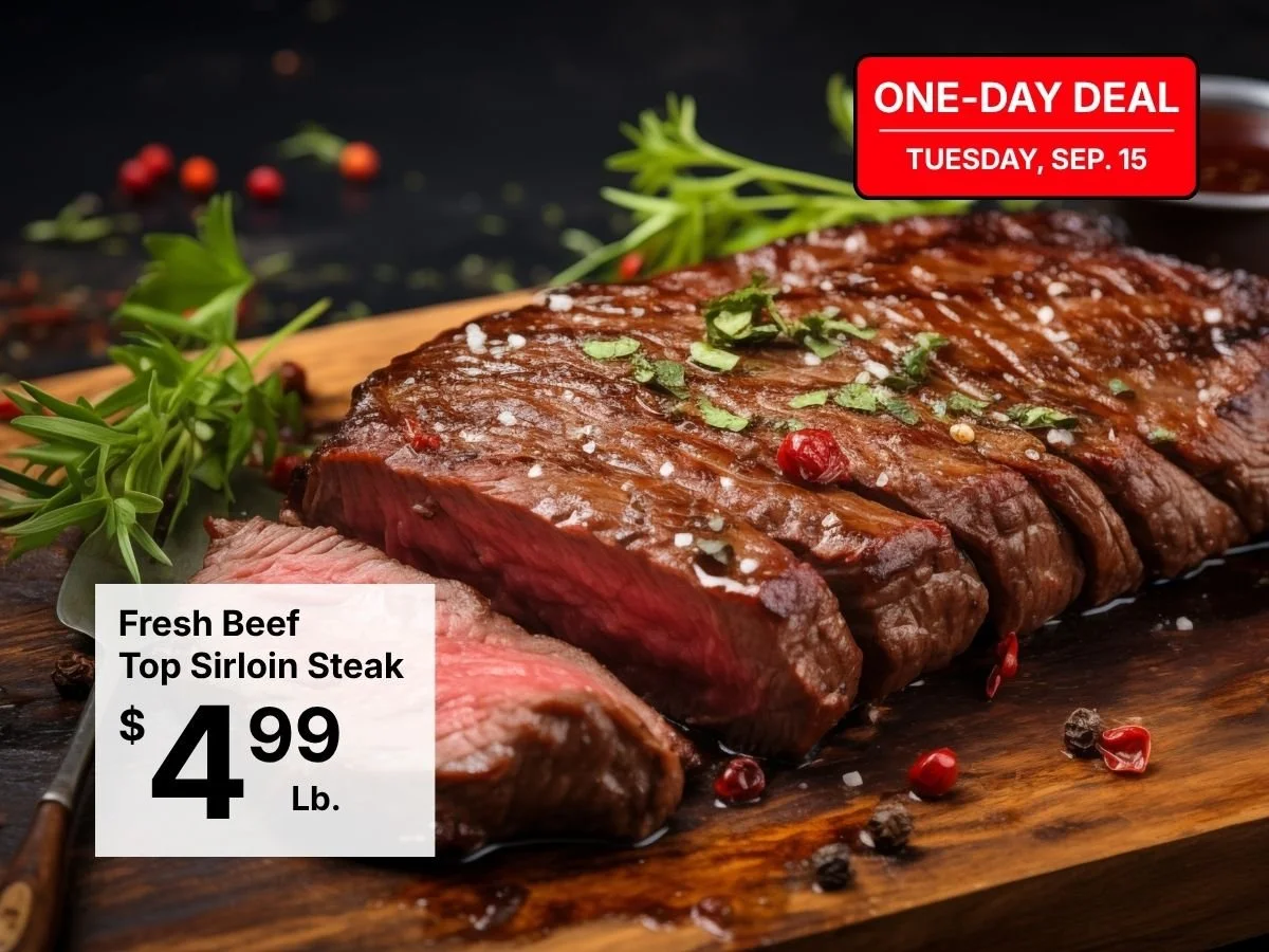 Fresh Beef Top Sirloin Steak