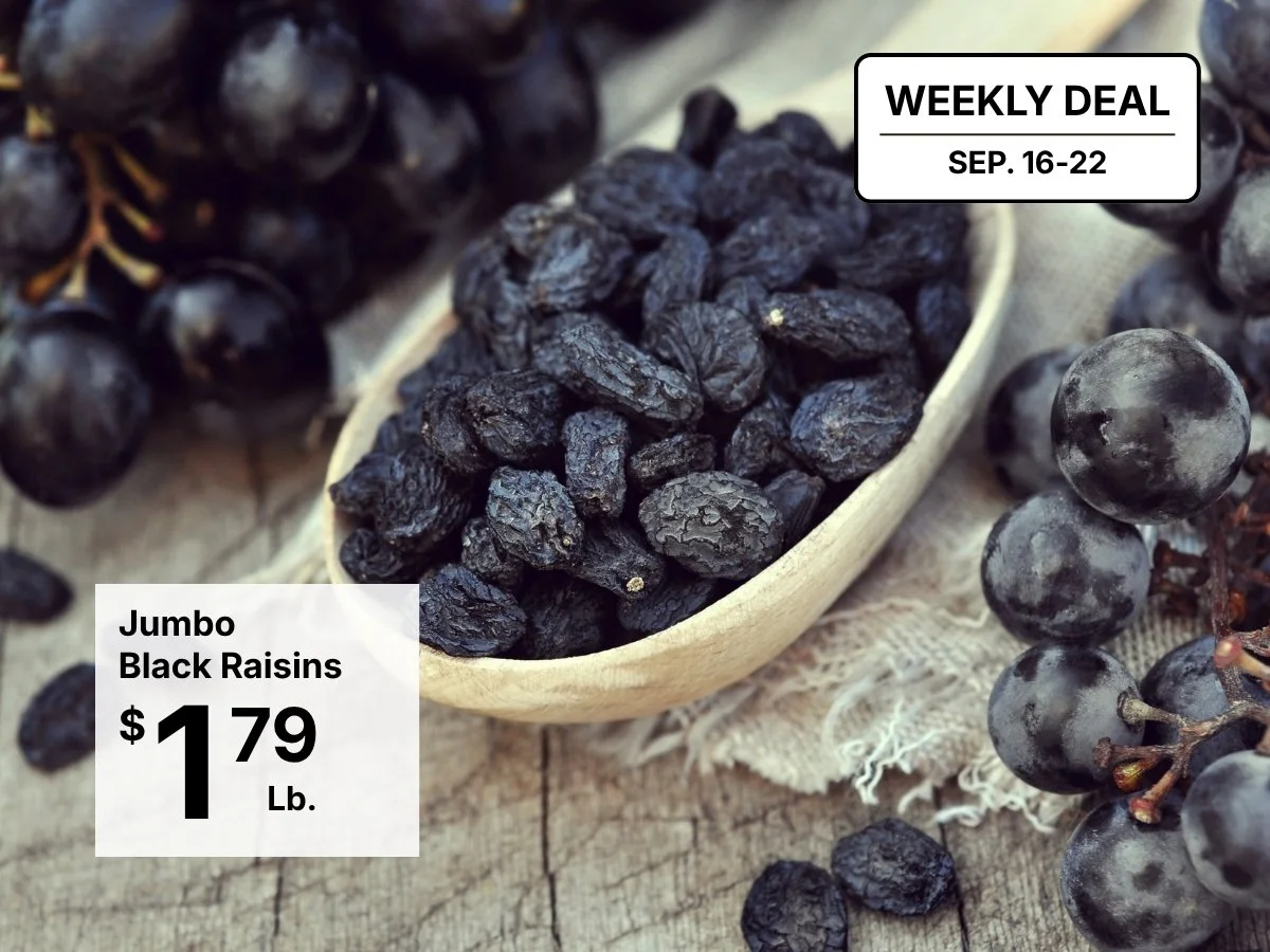 Jumbo Black Raisins