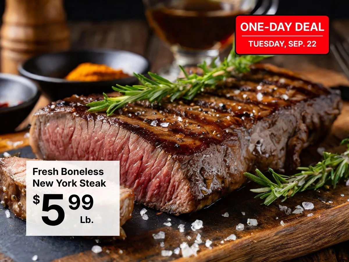 Fresh Boneless New York Steak
