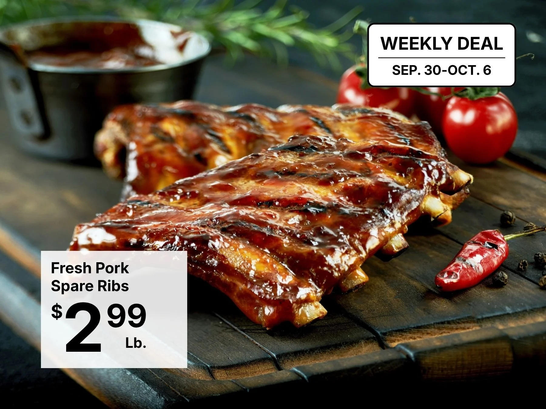 Fresh Pork Spare Ribs