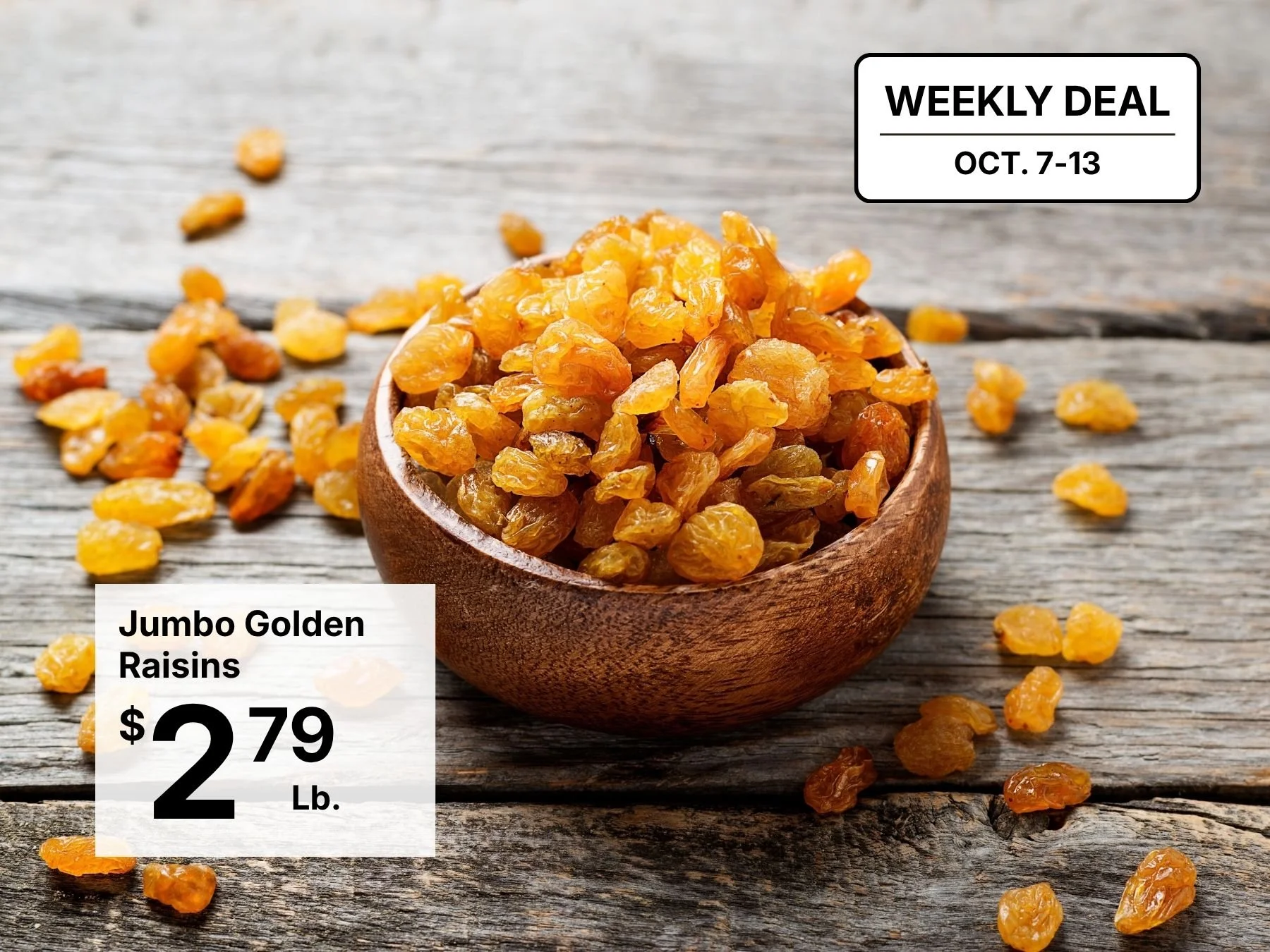 Jumbo Golden Raisins
