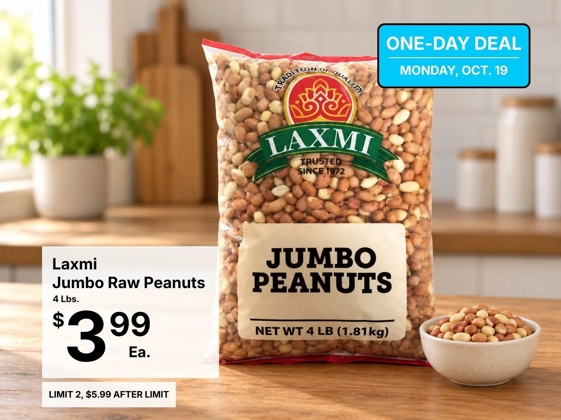 Laxmi Jumbo Raw Peanuts