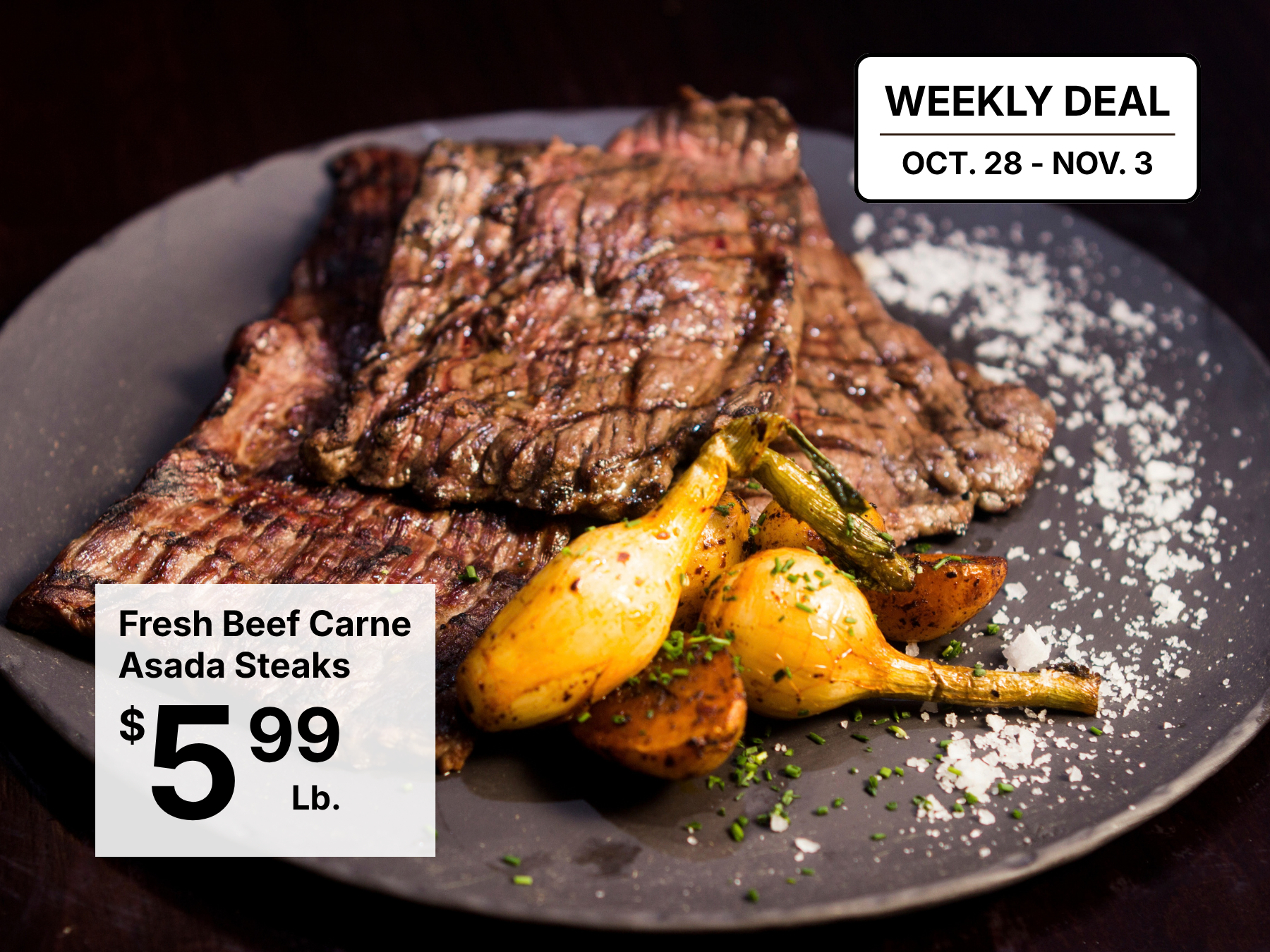 Beef Carne Asada Steaks