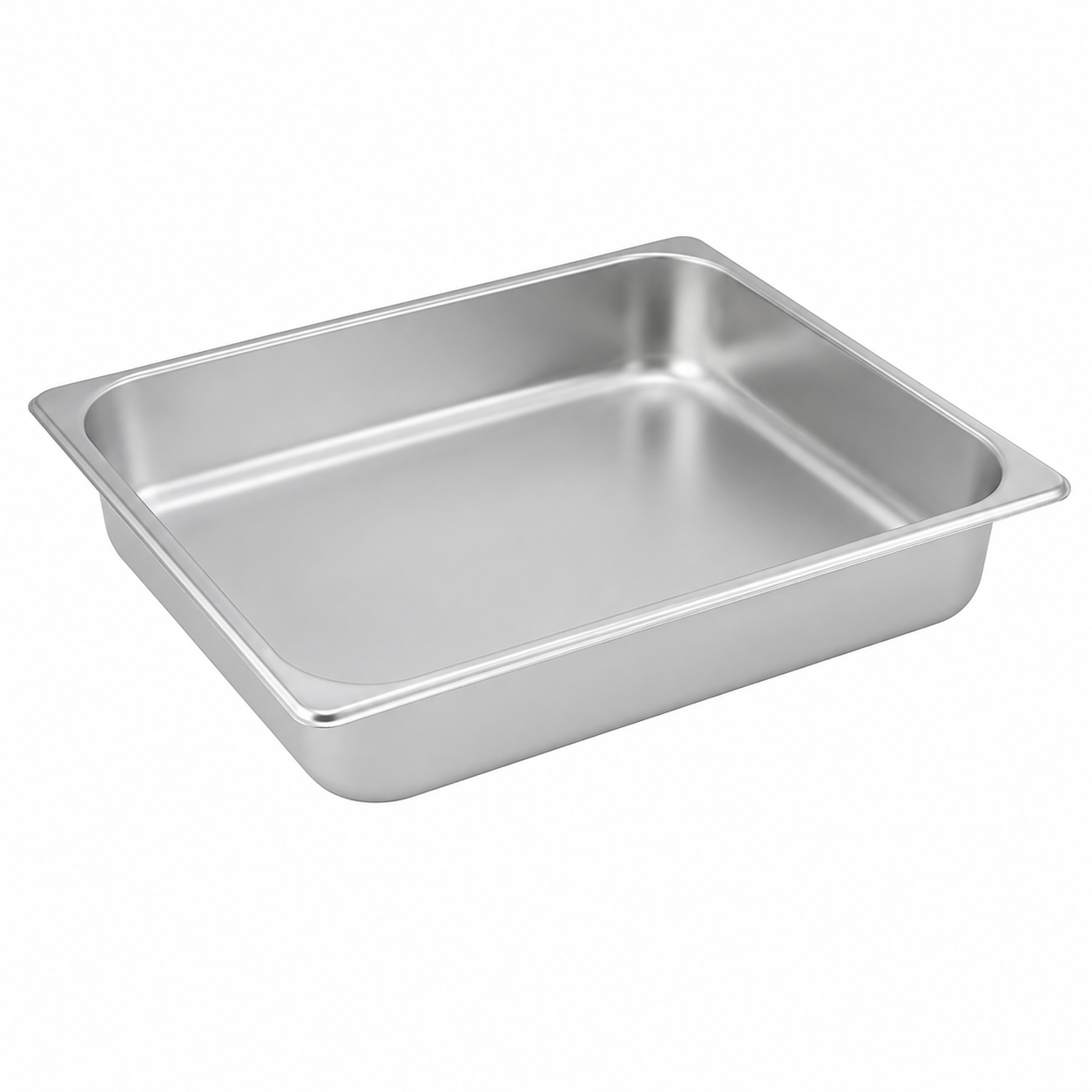 Winco - (2/3) Two Thrids Straight-Sided Steam Pan, 25 Gauge Stainless Steel