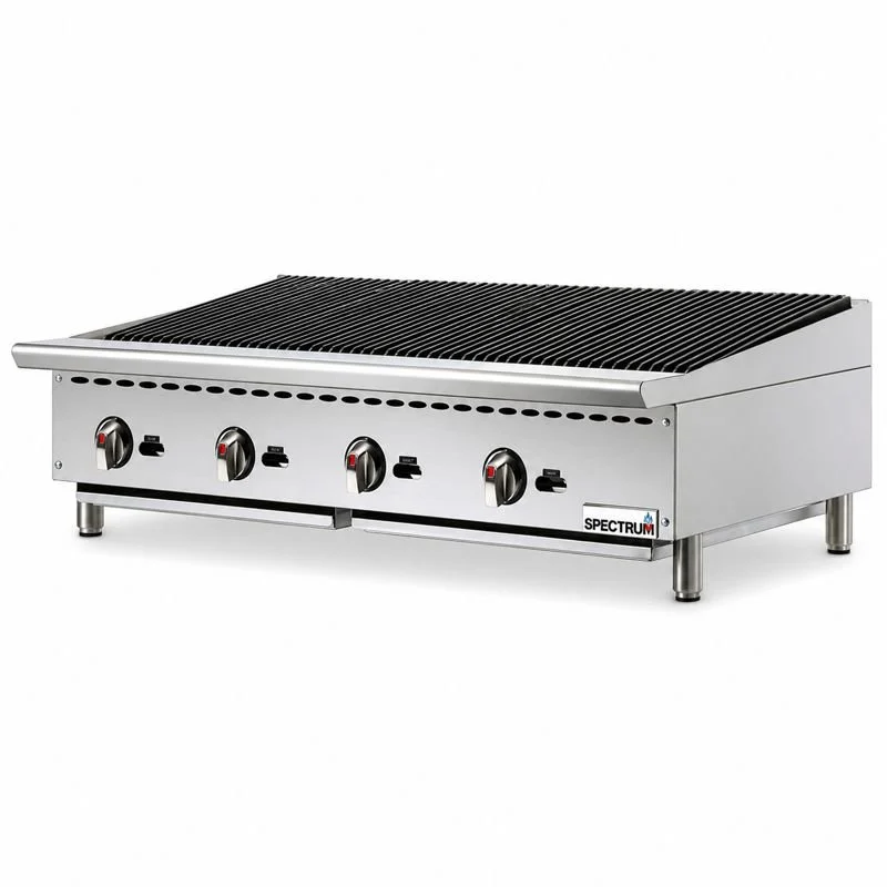 Winco - NGCB-48R - Spectrum Gas Charbroiler, 48" Wide,  LP