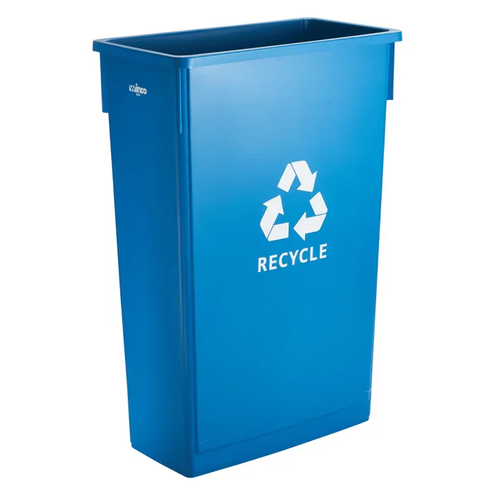 WINCO 23 Gallon Slim Trash Can