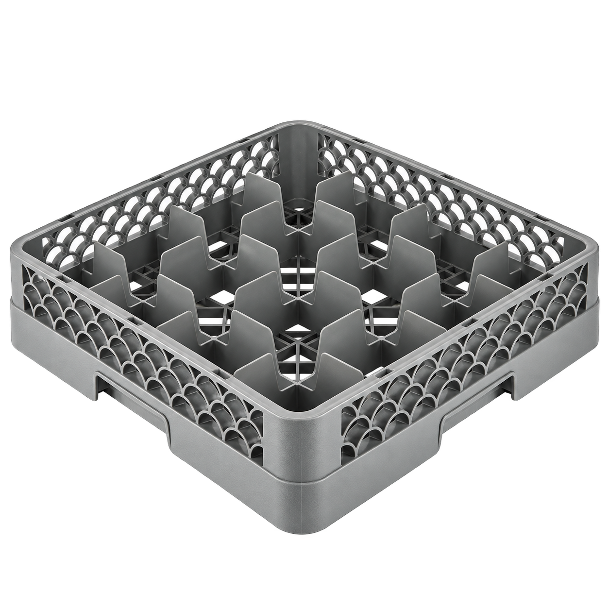 Concasse GLASS RACK 20" X 20" X 4" (16 COMPARTMENTS)
