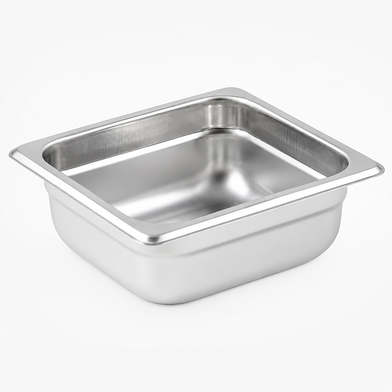 Winco - Sixth Size Anti-Jam Steam Pan, 23 Gauge Stainless Steel
