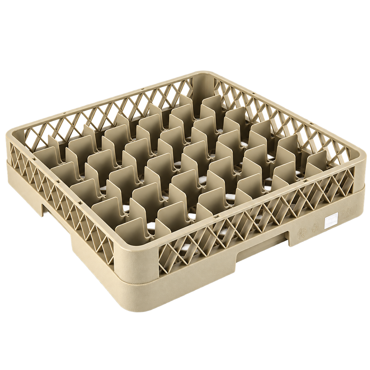 Concasse GLASS RACK 20" X 20" X 4" (36 COMPARTMENTS)