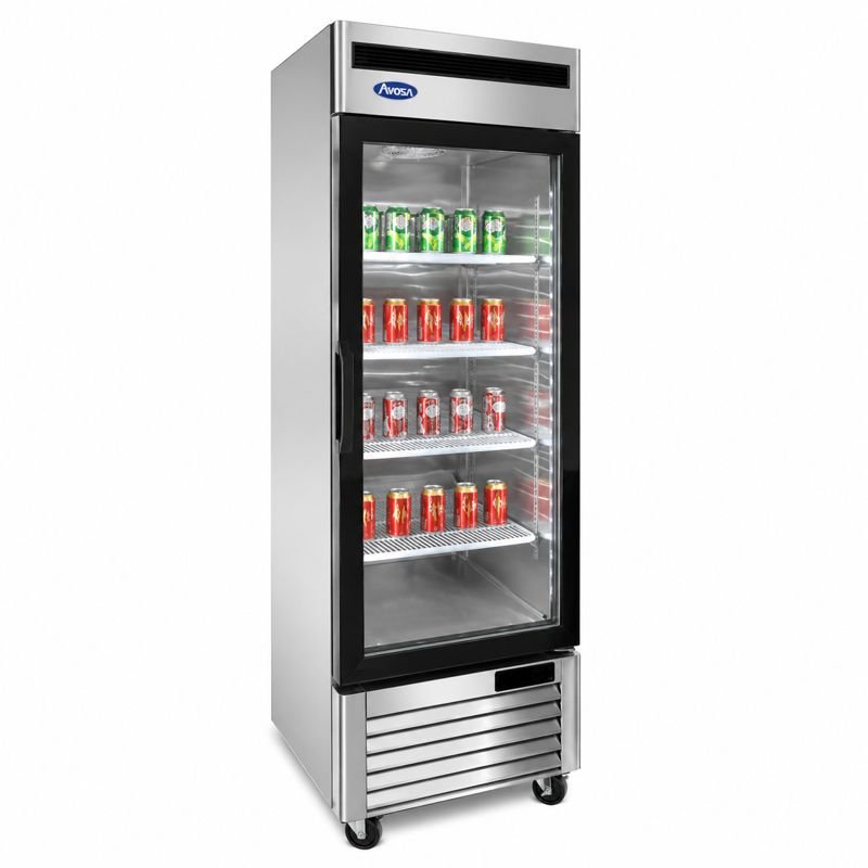 Atosa USA One (1) Glass Door Reach-in Freezer S/S