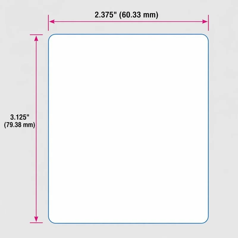 Globe E13 Ingredients Label Roll