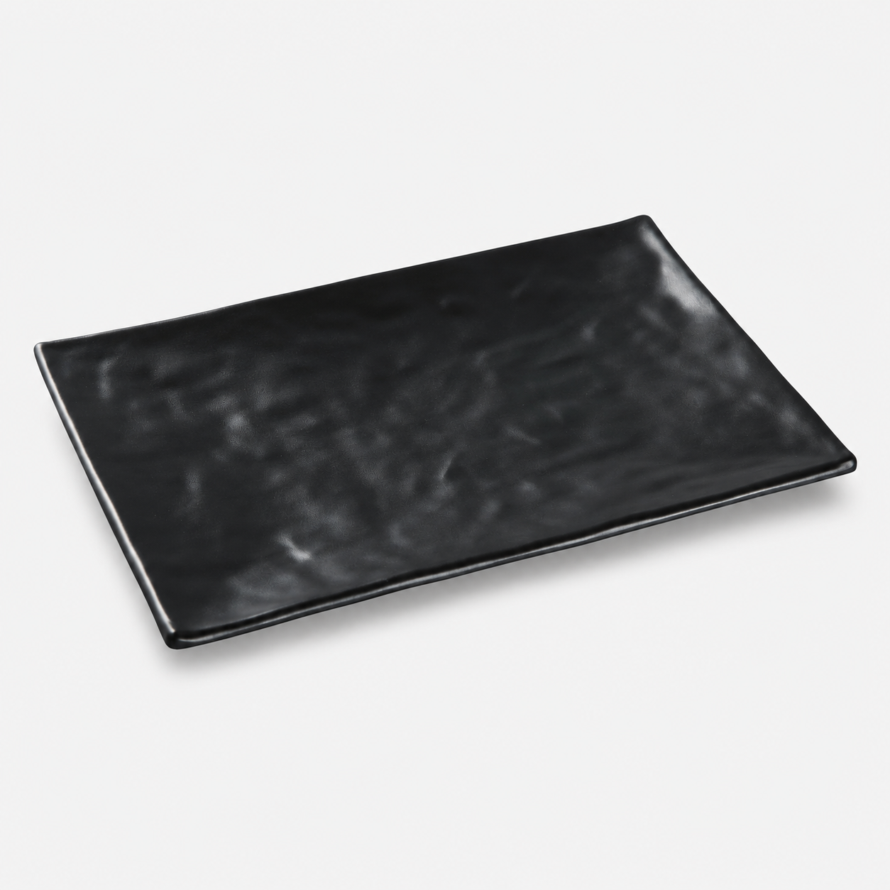 Yanco Melamine - Black Pearl Rectangular Plate
