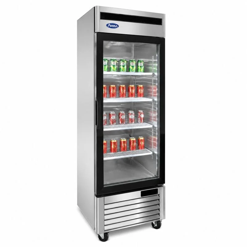 Atosa USA One (1) Glass Door Merchandiser Cooler S/S