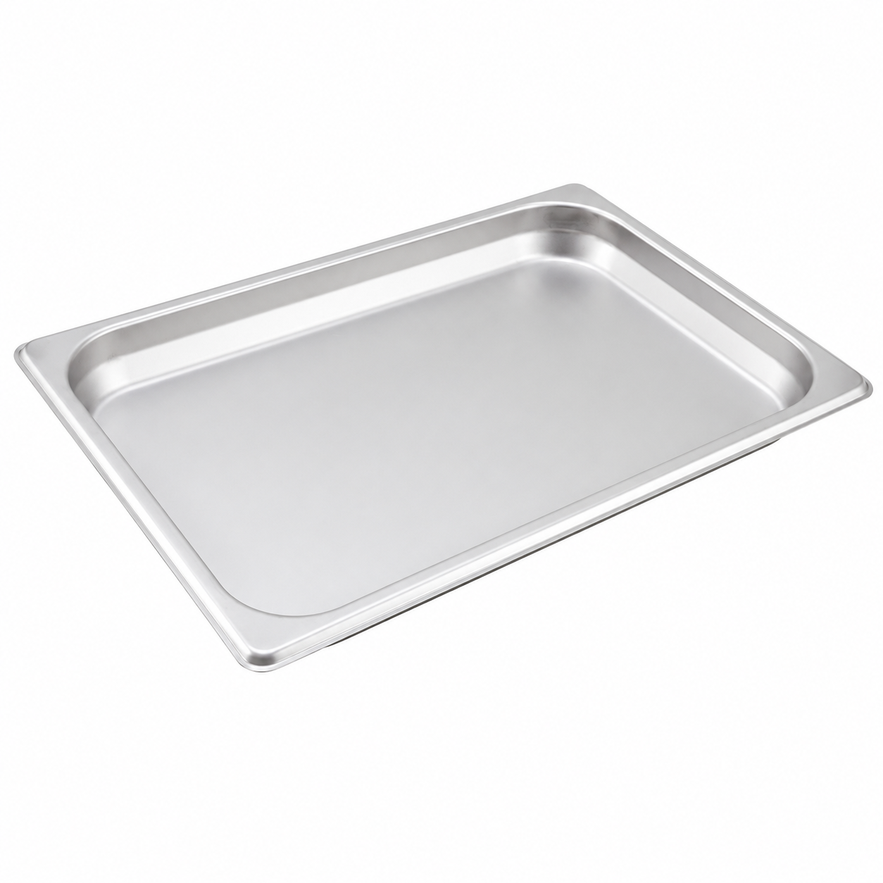 Winco - Half Size Straight-Sided Steam Pan, 25 Gauge Stainless Steel