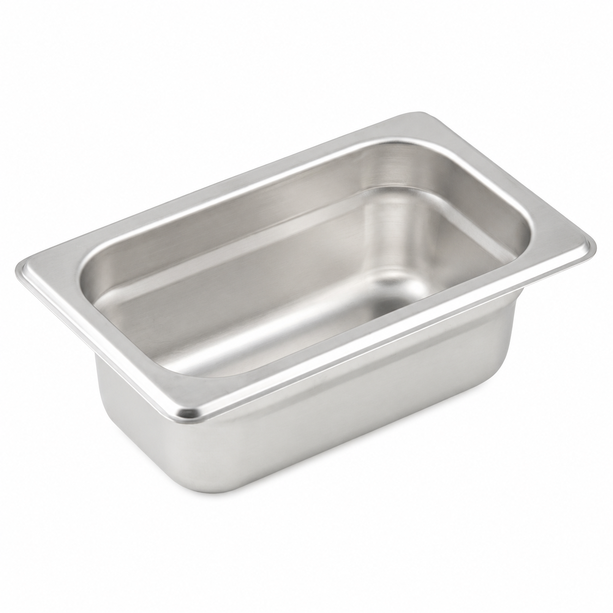 Winco - Ninth Size Anti-Jam Steam Pan, 24 Gauge Stainless Steel