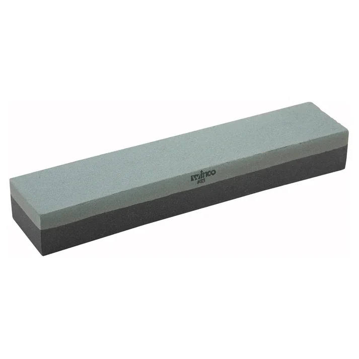 WINCO Combination Sharpening Stone with Fine and Medium Grain - 12 x 2-1/2 x 1-1/2