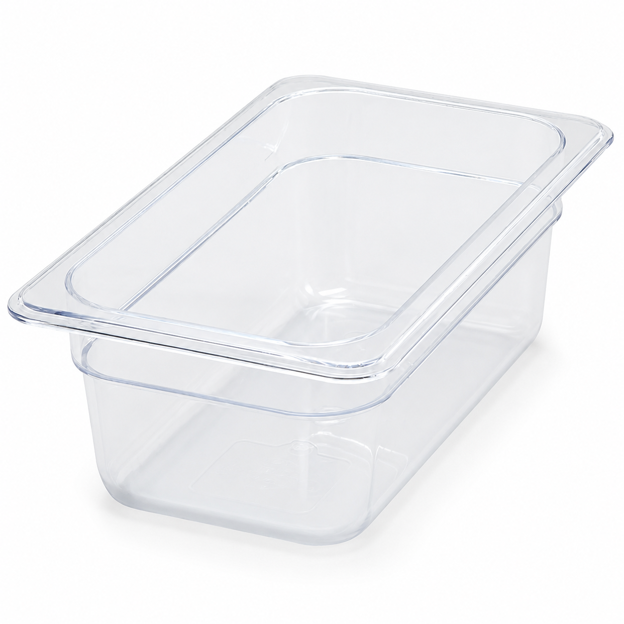 Winco SP7404 - Polycarbonate Food Pan, 1/4 Size - 3-1/2"