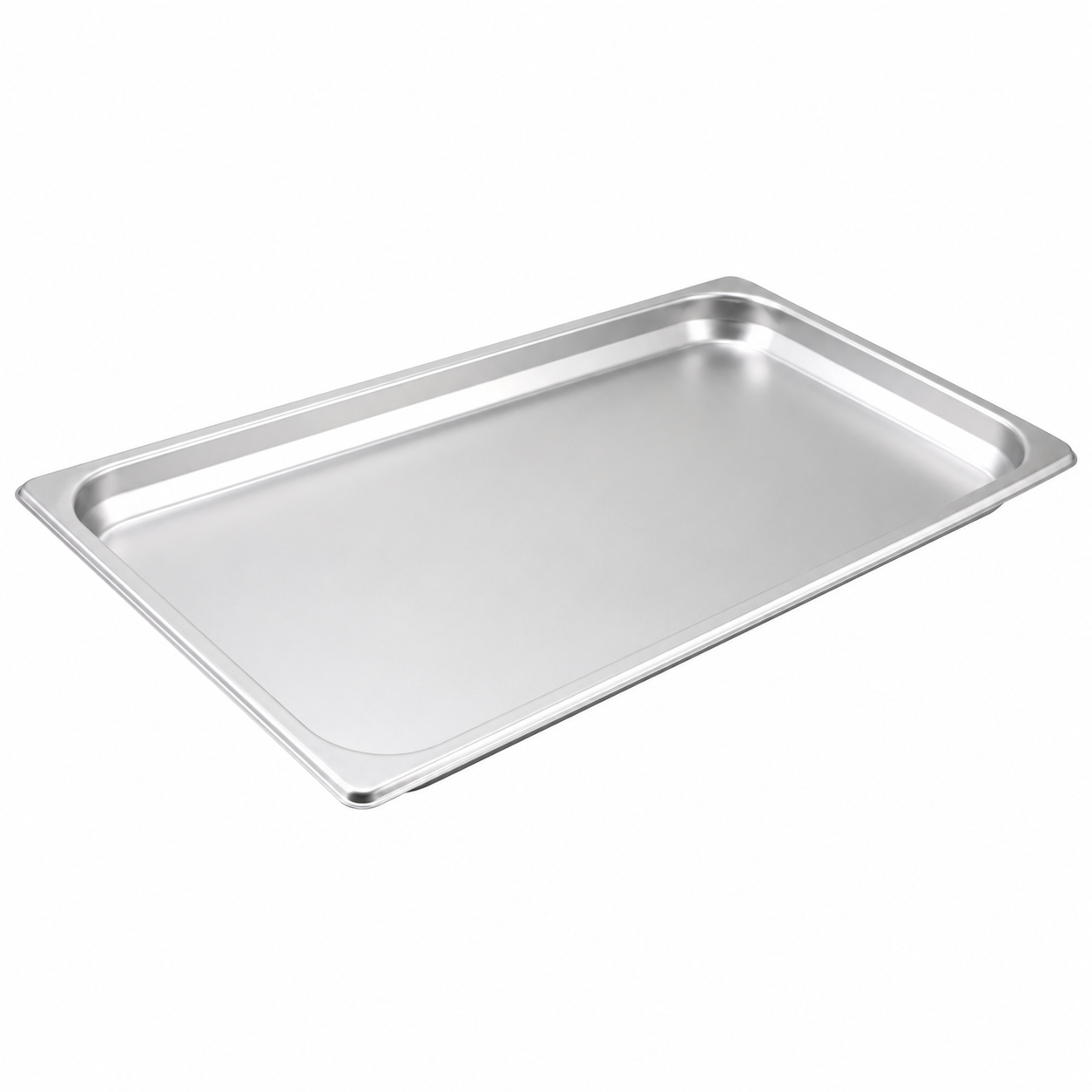 Winco - Full Size Straight-Sided Steam Pan, 25 Gauge Stainless Steel