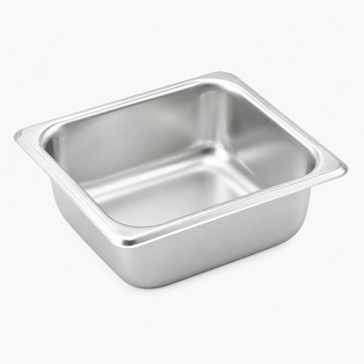 Winco - Sixth Size Straight-Sided Steam Pan, 25 Gauge Stainless Steel