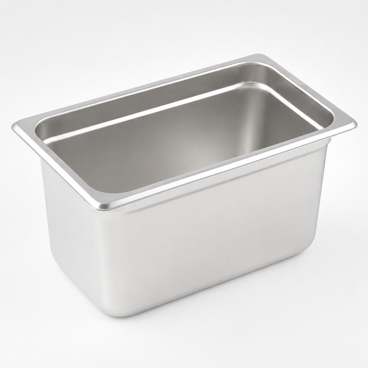 Winco - Quarter Size Anti-Jam Steam Pan, 23 Gauge Stainless Steel