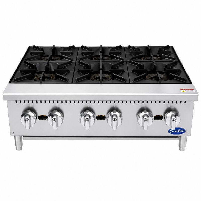 Cook Rite USA 36″ Six (6) Burner Hot Plate