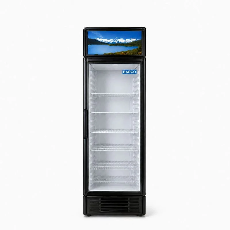 BARCO  International Glass Door Refrigerator 13 cf..
