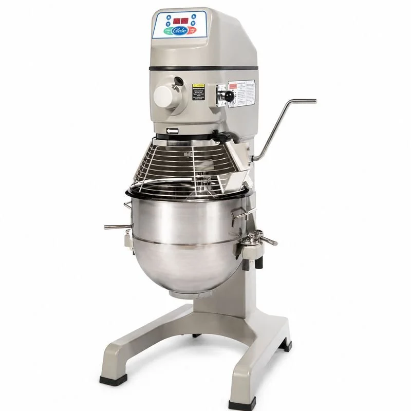 Globe SP30P 30 Qt. Planetary Floor Pizza Mixer with Guard & Standard Accessories - 240V, 1 1/2 hp