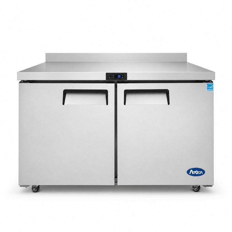 Atosa USA 60" Worktop Refrigerator with Backsplash