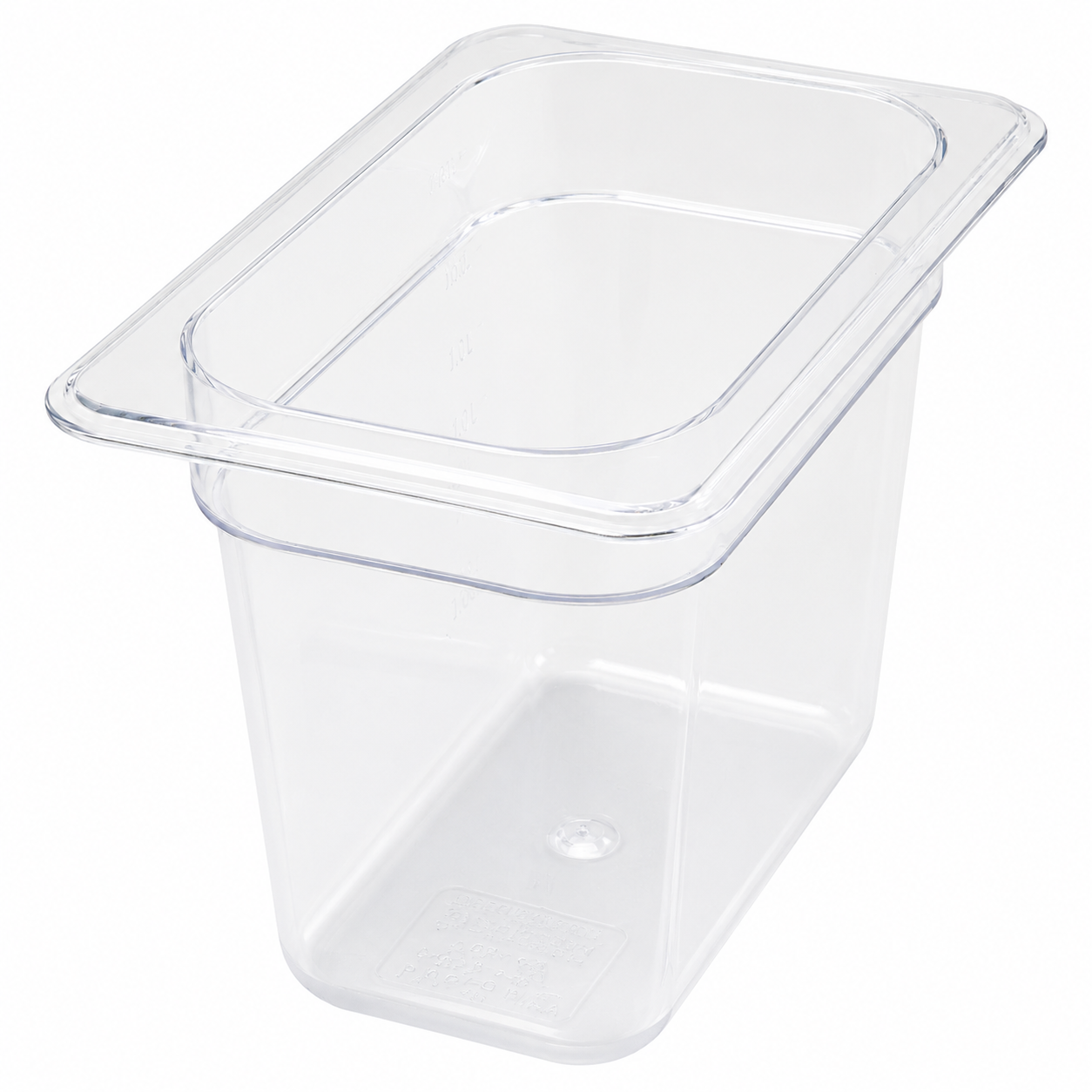 Winco SP7906 - Polycarbonate Food Pan, 1/9 Size - 6"
