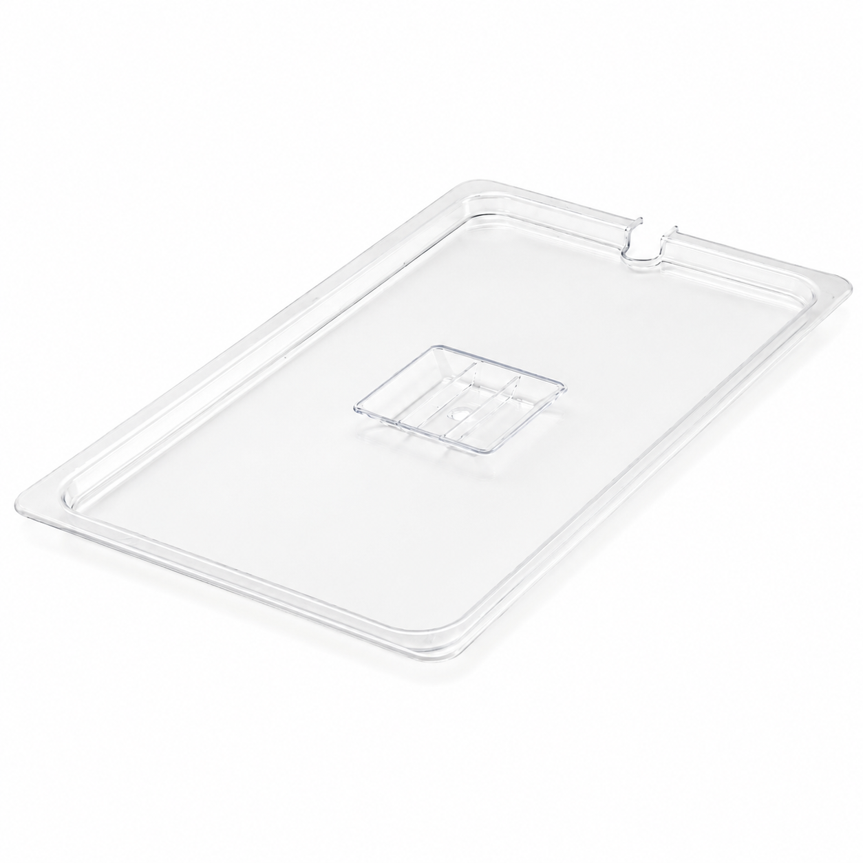 Winco SP7100C - Polycarbonate Food Pan Cover, Slotted - Full