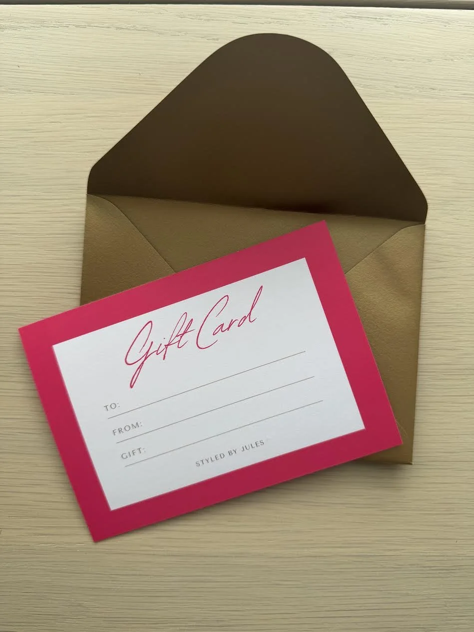 Styled by Jules Gift Voucher