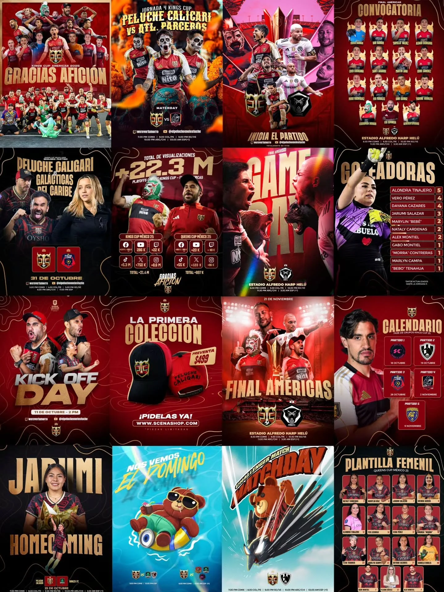 Trabaje como Dise&ntilde;ador Gr&aacute;fico de @peluchecaligari y @peluchecaligarifem la pasada Kings Cup / Queens Cup.
Un placer haber formado parte de este proyecto , gracias @werevertumorro por leer ese correo 👌

#design #graphicdesign #sportsde