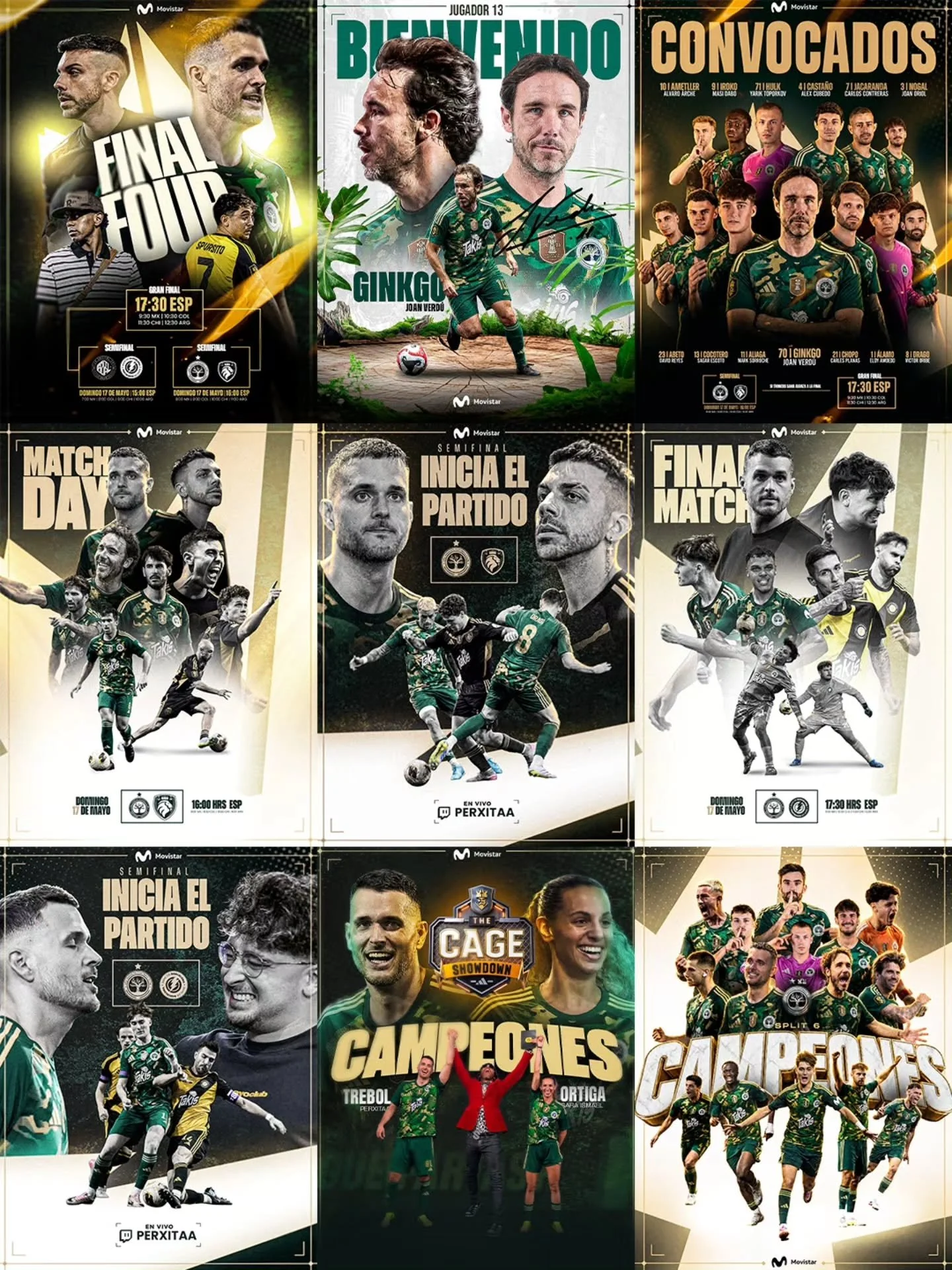 En Octubre Perxitaa me sigui&oacute; en Twitter, sin yo saber que en febrero me escribiria para ser dise&ntilde;ador de troncos, y aun mas sin saber que terminarian campeones del split.

#graphicdesign #design #kingsleague #sportsdesign