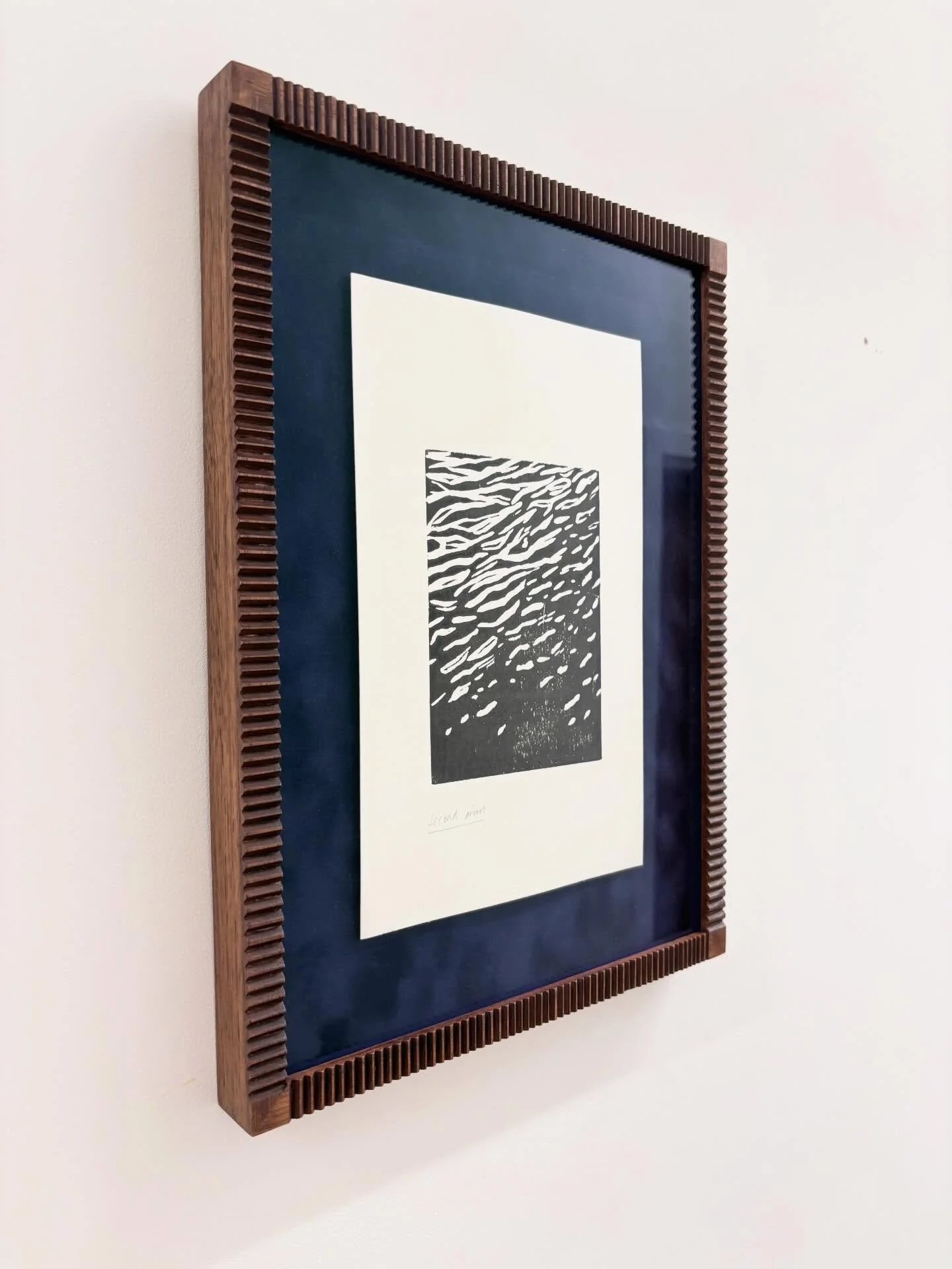 A notched walnut frame with a blue velvet interior 💙

Another fully bespoke frame, designed and handmade at the studio.

#beuys #framing #interiors #design #interiordesign