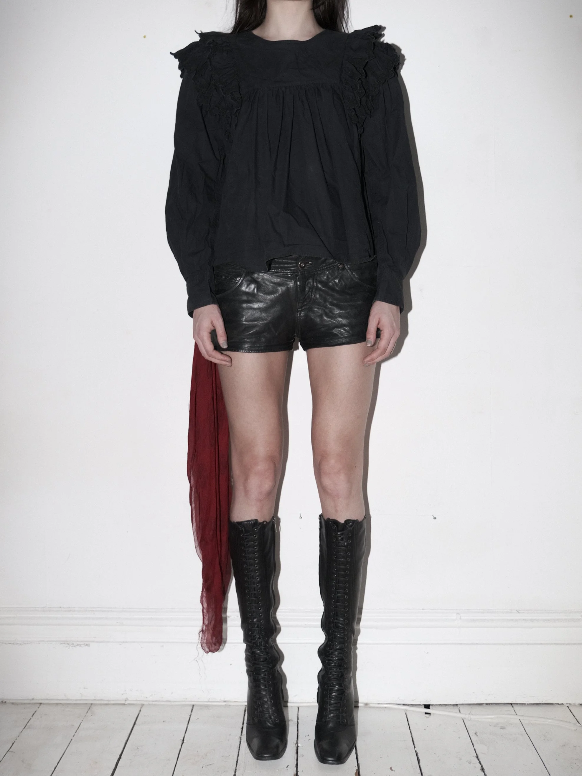 ISABEL MARANT RUFFLE BLOUSE