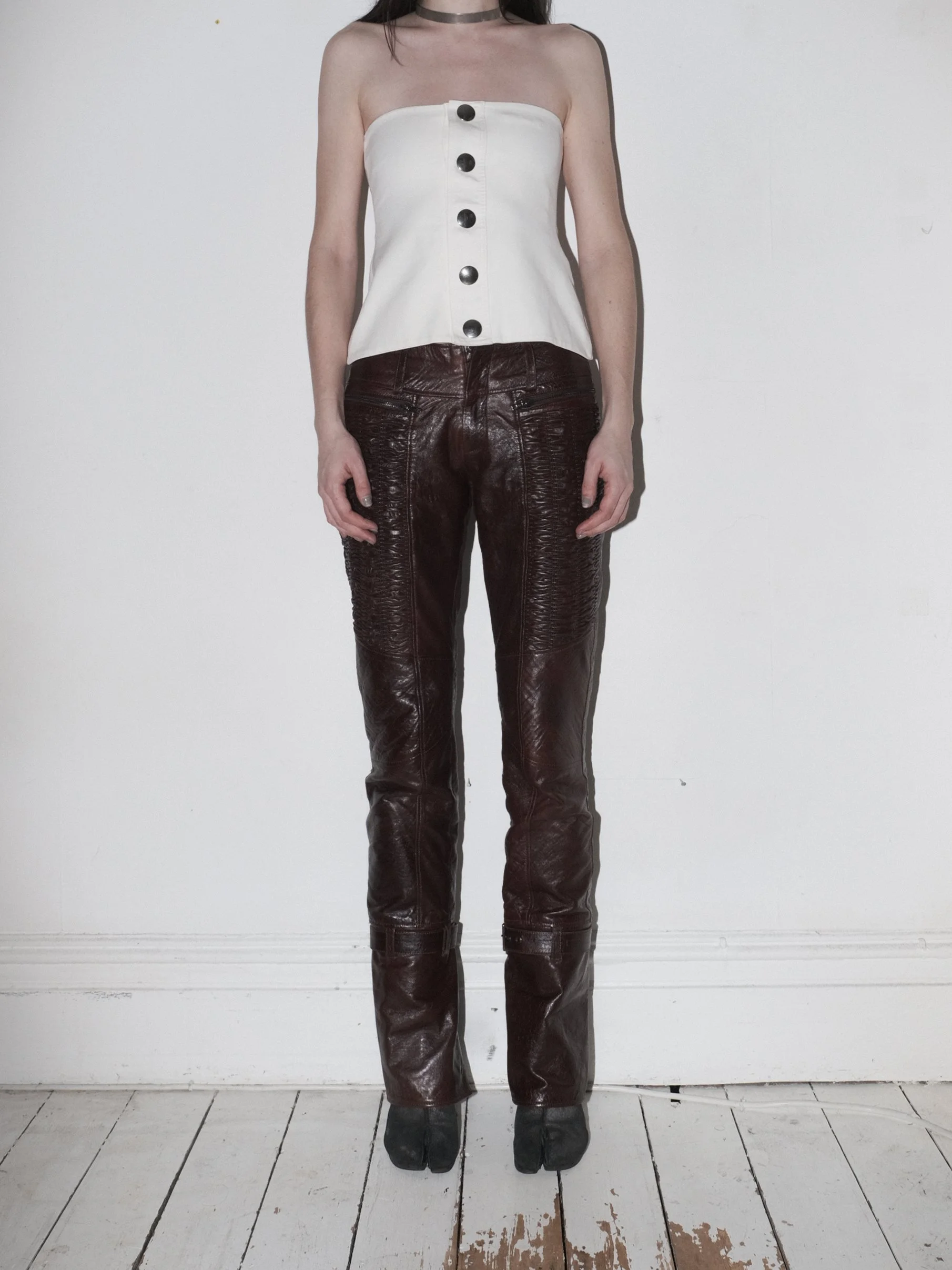 MARNI WHITE BUSTIER CORSET