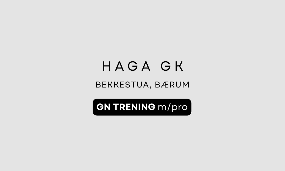 GN / Innendørstrening med pro