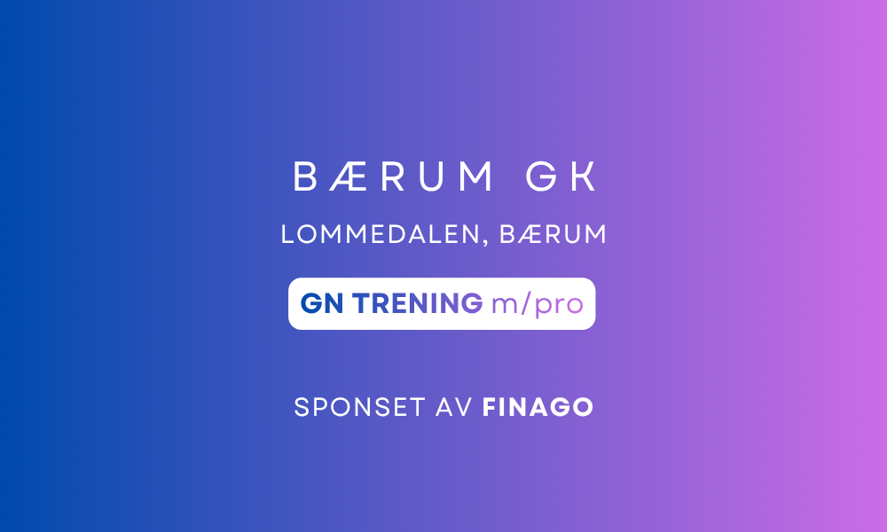 GN Oslo x Finago - Trening med pro (august)