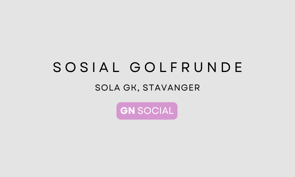 GN Stavanger: Sosial golfrunde