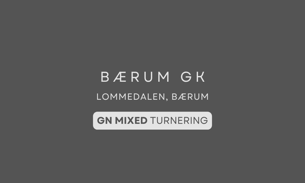 Mixed scramble turnering