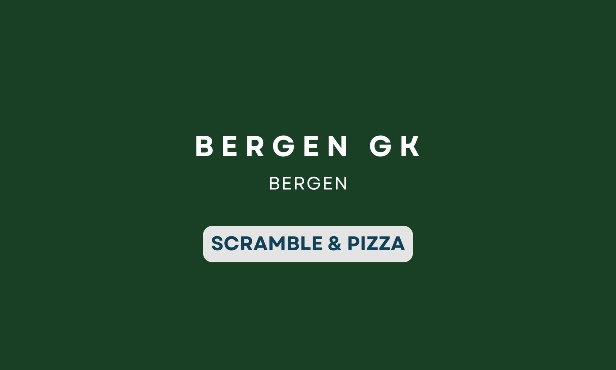 GN golf Bergen - Sosial scramble & pizza