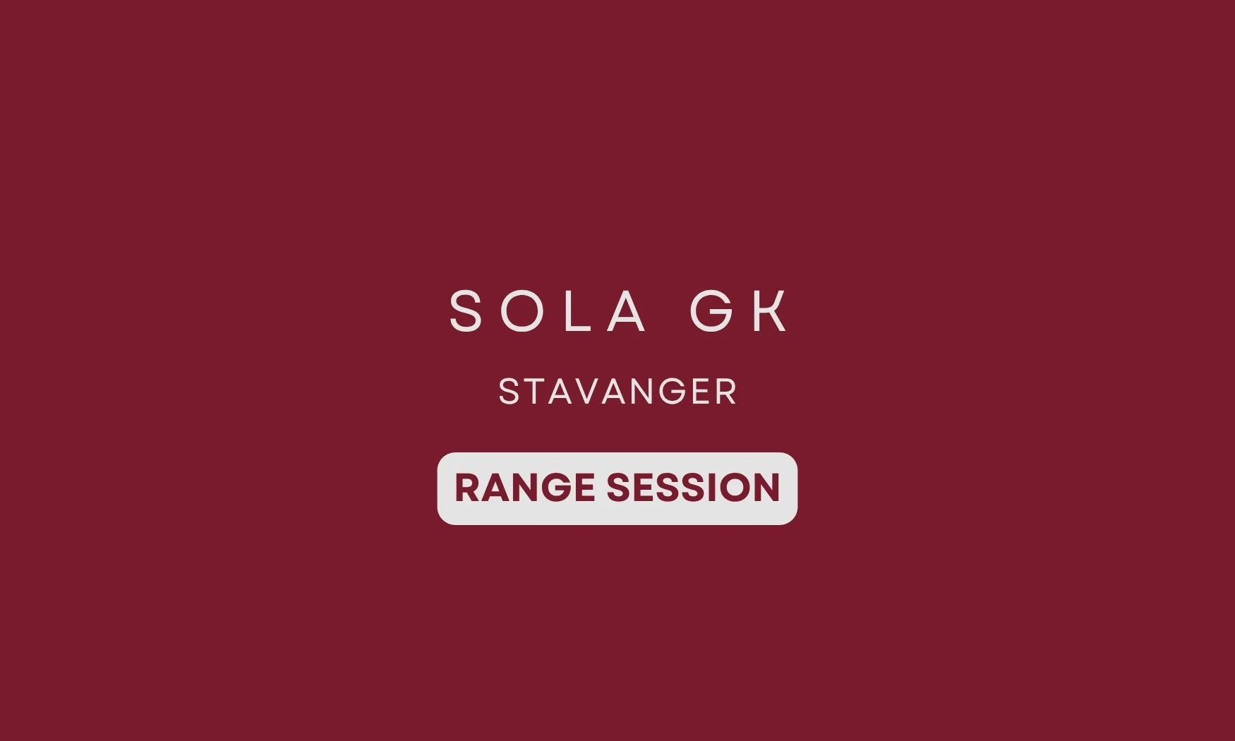 GN Stavanger: Range session