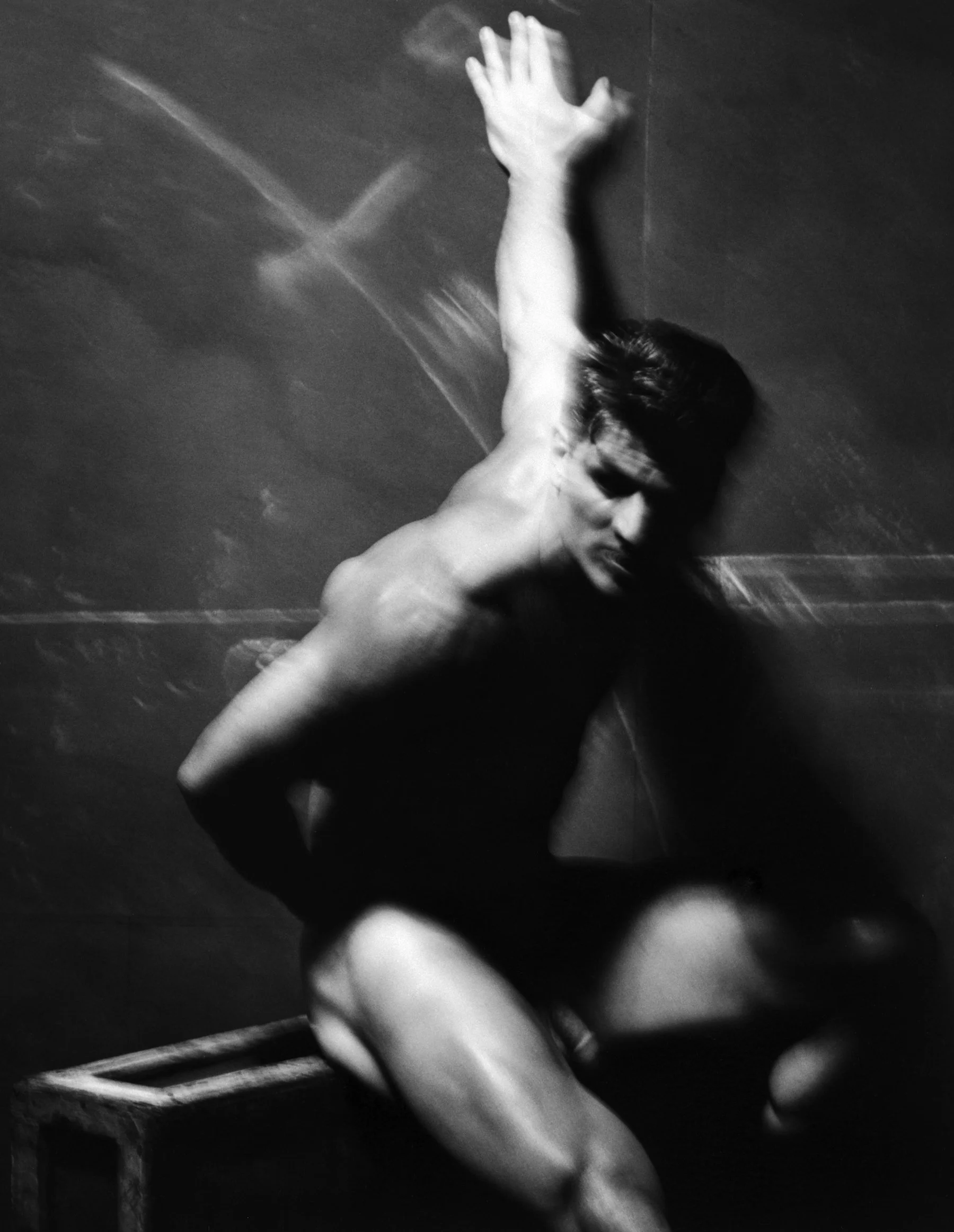 Study of a Seated Man, Chicago 1990